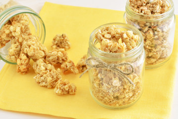 wholegrain oat granola breakfast
