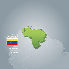 Venezuela information map.