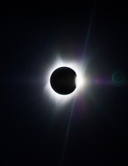 Total Solar Eclipse with Natural Lens Flare
