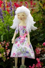 hand-sewn at home doll