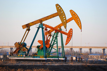 The beam pumping units of Daqing oil fields