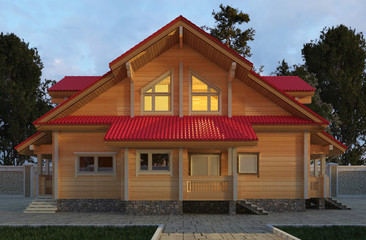 Building Photorealistic Render 3D Illustration