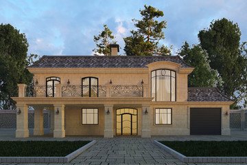 Building Photorealistic Render 3D Illustration