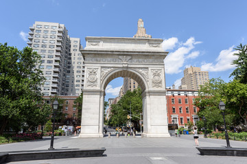 Fototapeta na wymiar Washington Square Arch