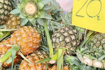 pineapple on street food