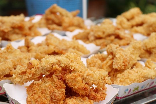 fried chicken at street food