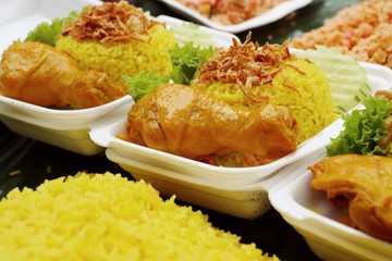 biryani rice with chicken