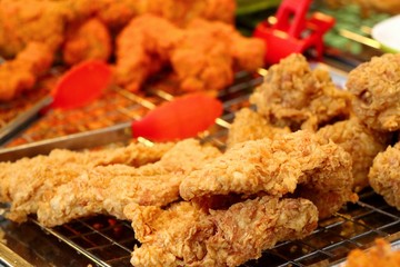 fried chicken at street food