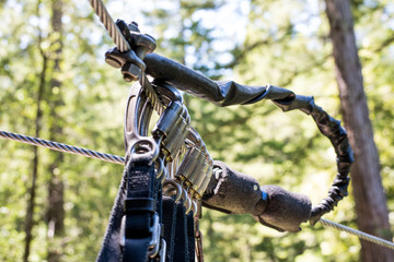 Close up Zip Line Caribeeners