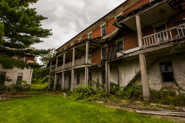 Derelict Buildings & Overgrown Plants - Abandoned Poorhouse