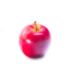 Red apple isolated on white background
