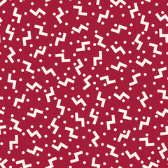 memphis style abstract deco art pattern