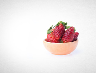 strawberry or fresh red strawberry on a background.