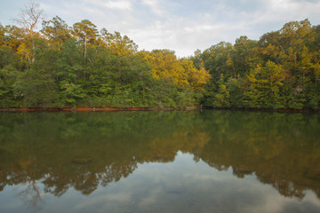 Fototapeta na wymiar A view of Lake Norman in North Carolina.