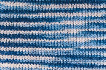 Melange fabric. Blue Knitted Cardigan