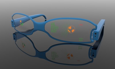 Video camera glasses, 3d working