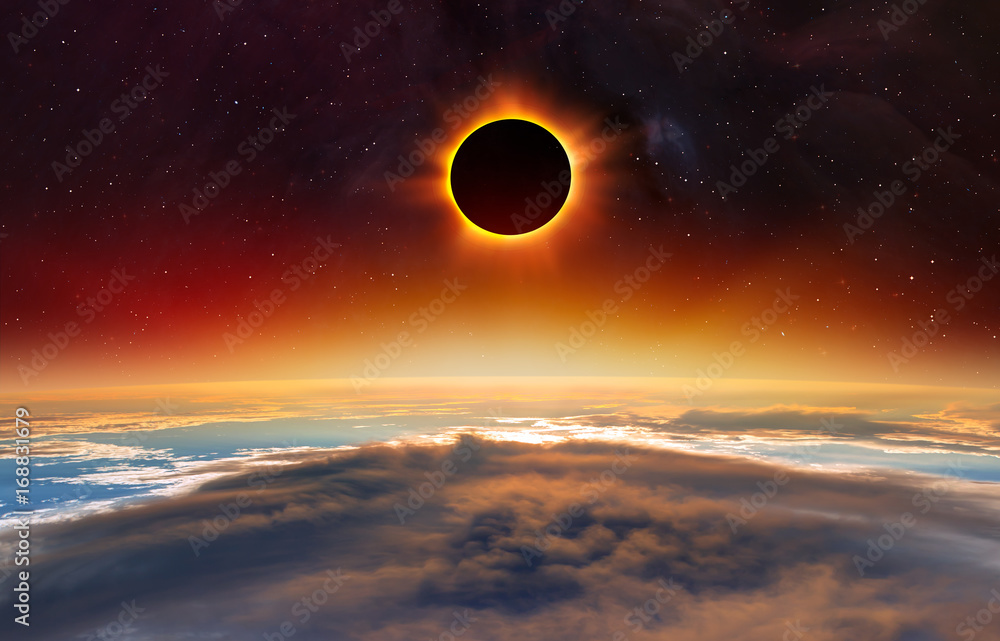 Canvas Prints solar eclipse 