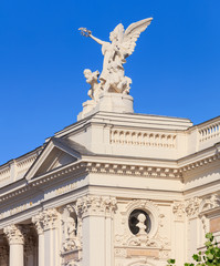 Obraz premium Upper part of the Zurich Opera House building