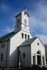 Fototapeta na wymiar Cathedral, Reykjaivik ,Iceland