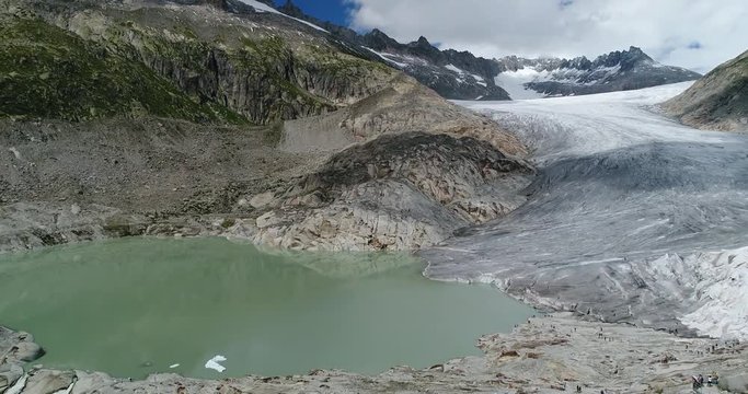 360&deg; Grad Aussicht am Rhonegletscher
