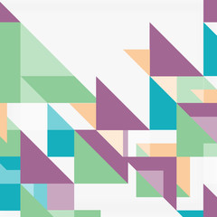 Obraz premium Triangle pattern design background