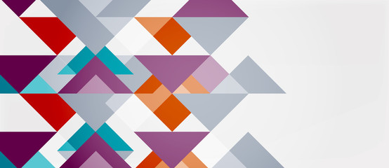 Triangle pattern design background