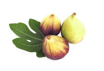 Fig isolated on white background.