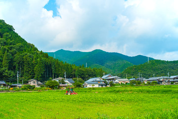 Fototapeta na wymiar 中播磨・沿線の風景