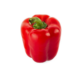 pepper on white background
