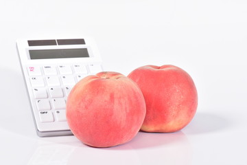桃と電卓