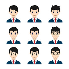 business people vector avatar