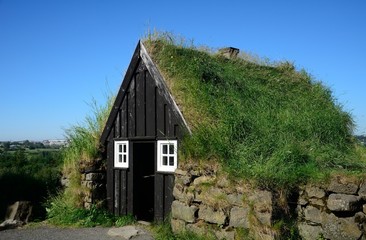 Fototapeta na wymiar Open-air museum, Reykjavik, Iceland