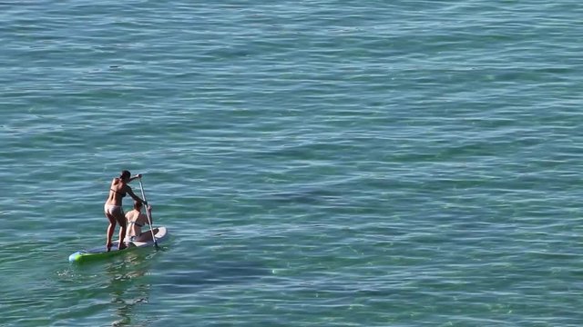 Stand Up Paddle sur le Lac du Bourget (Savoie - France)