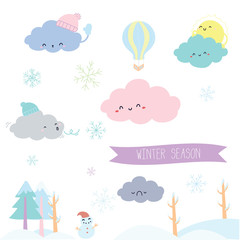 cute whether and season change