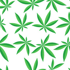 Marijuana seamless pattern