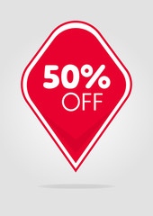 Special offer sticker sale