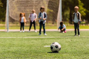 kids playing soccer