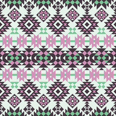 Vector Seamless Ethnic Pattern