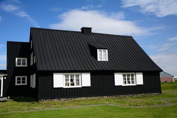 Countryside town, Eyrarbakki, Iceland