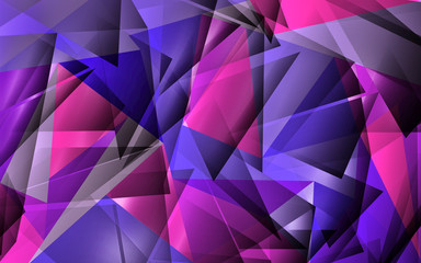 Obraz premium Abstract mauve polygon background