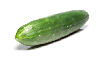 Cucumber vegetable isolated on white background