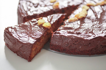 Angeschnitter Kuchen