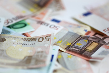 Geld Euroscheine Steuer
