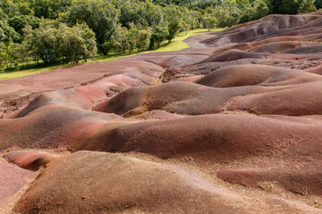 Fototapeta premium Land of the thousand colors in Mauritius