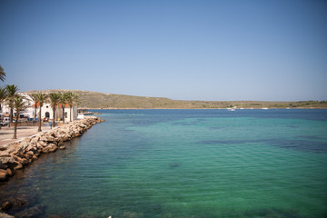 parte del puerto de fornells menorca
