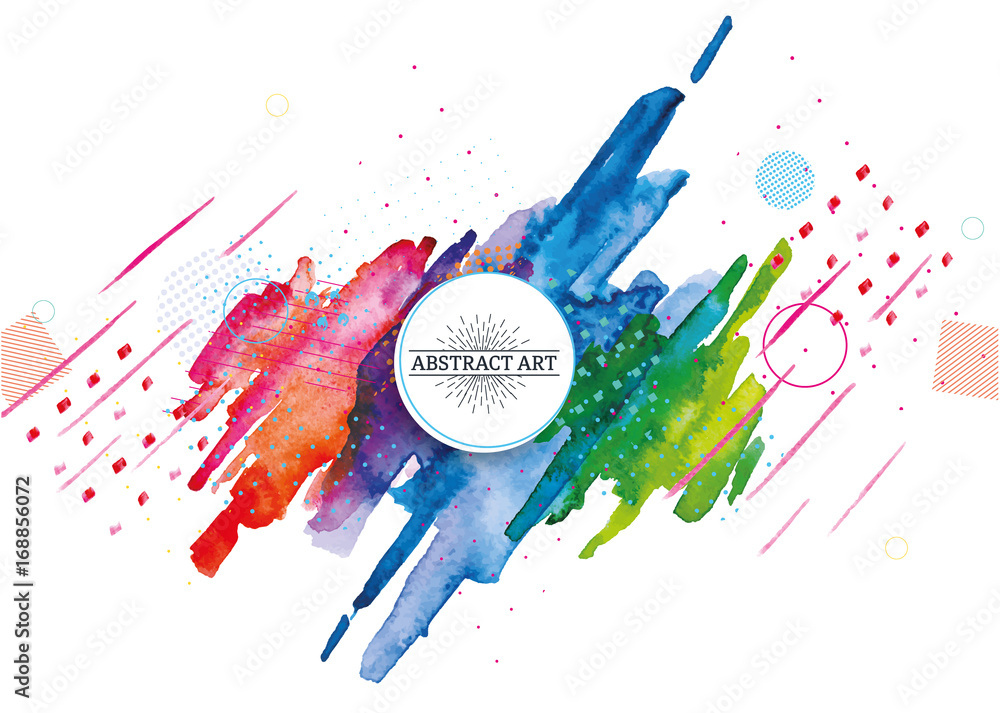 Aufkleber vector frame for text modern art graphics for hipsters