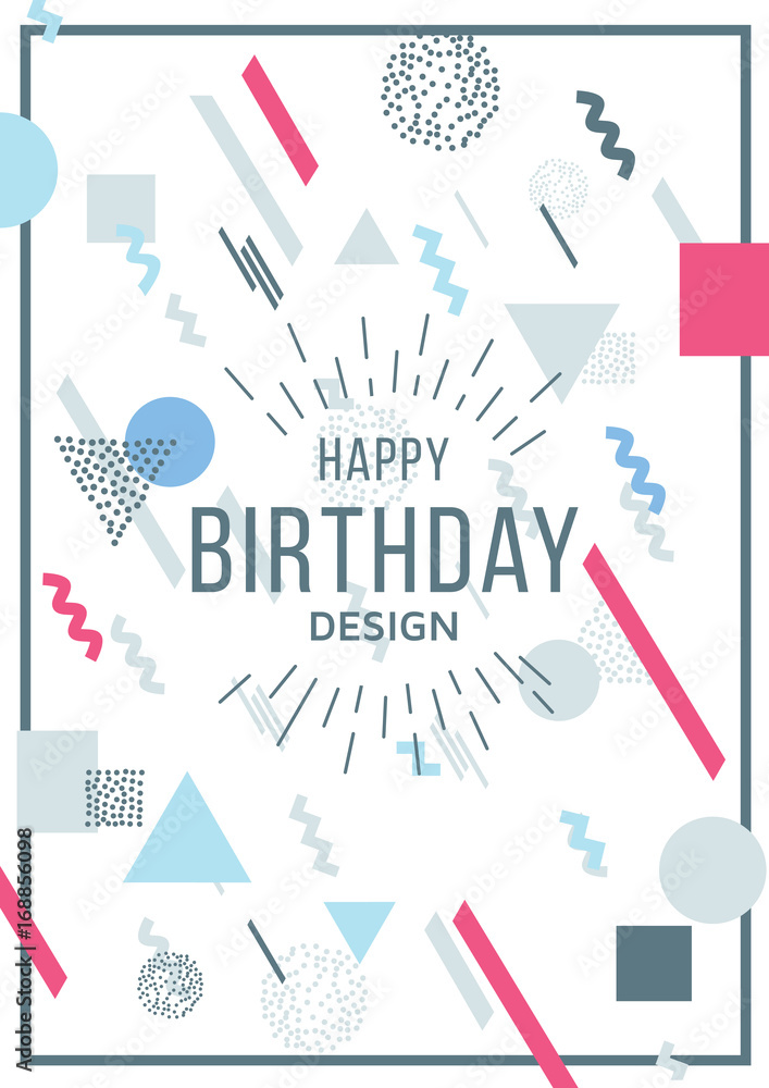 Poster vector frame for text and labels