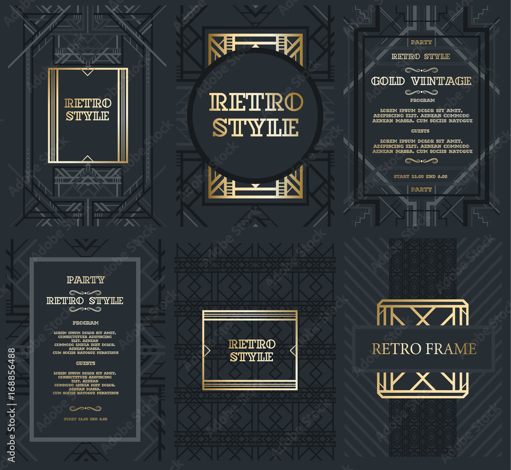 Poster vector frame for text modern art graphics for hipsters .