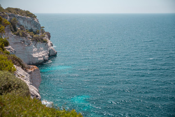Fototapeta na wymiar mar isla menorca