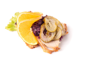 Danish specialties and national dishes, high-quality open sandwich